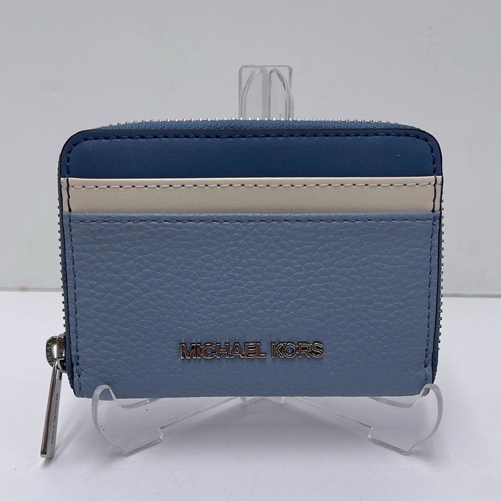 Michael Kors Jet Set Travel Medium Zip Around Color-Block Wallet Card Case
 NWT